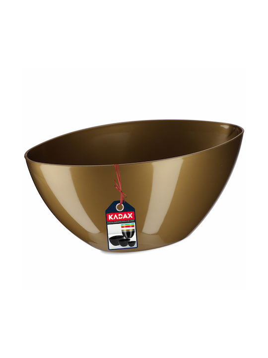 Kadax Flower Pot 30cm Oval Plant Plastic Gold