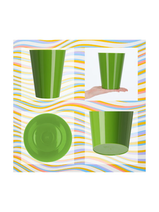 Kadax Orchid Pot Cover Plastic Flower Pot 13cm Green
