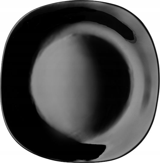 Kadax Speiseteller 28cm Flache Schwarze Teller Set 3