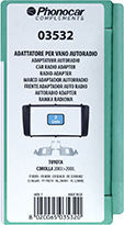 Phonocar Πρόσοψη 2 Din για Toyota Corolla
