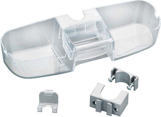 Wenko An der Wand montiert Badezimmerregal Kunststoff 36.5x12x7.5cm Transparent
