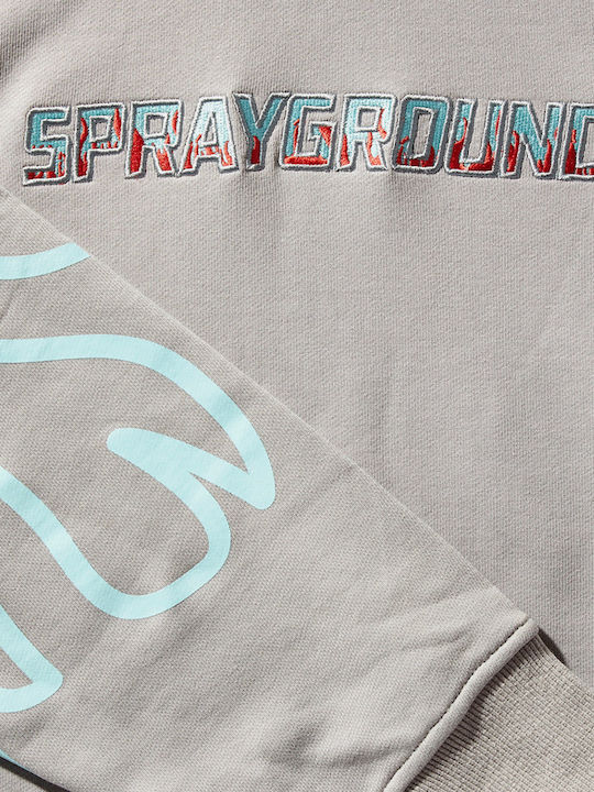 Fire Sweatshirt mit Kapuze Gray