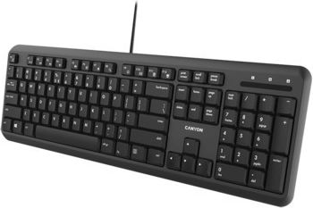 Canyon Velvet Tread CNS-HKB02-BG Само клавиатура Български Черен