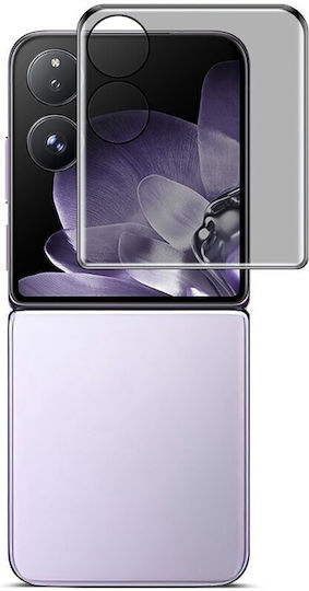 Xiaomi Mix Flip 5G Imak Антишпионско Закалено Стъкло Черно