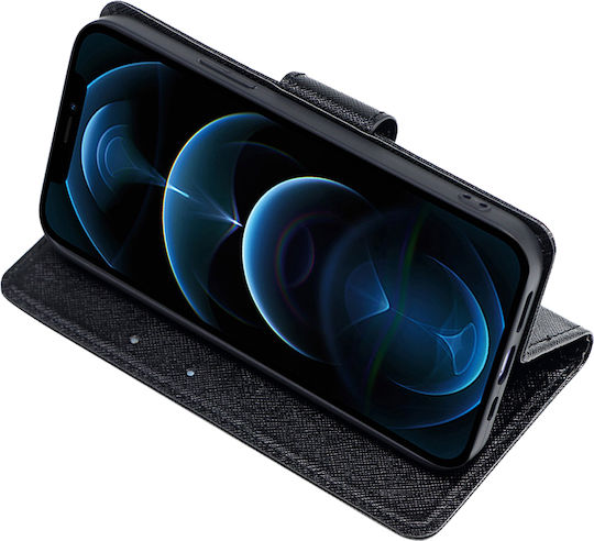 Sonique Trend Wallet Case Motorola Moto G72 Black
