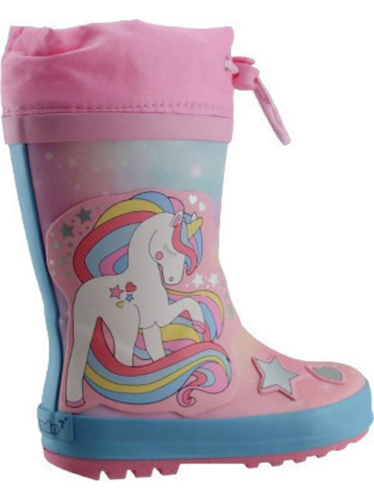 Παιδικές Γαλότσες Unicorn Ροζ