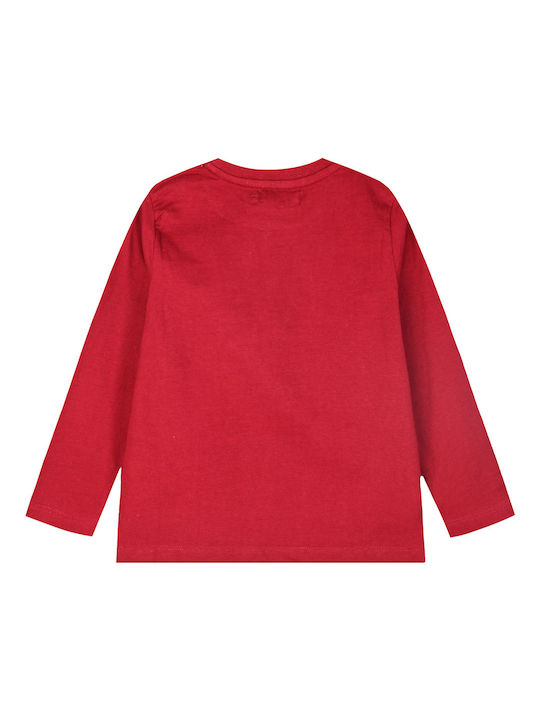 Energiers Children's Blouse Long Sleeve CHERRY