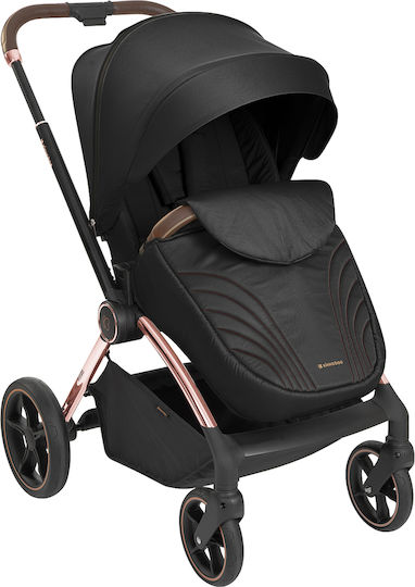 Kikka Boo Kara Adjustable 3 in 1 Baby Stroller Suitable for Newborn Black 10.1kg