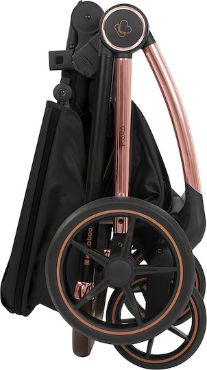Kikka Boo Kara Adjustable 3 in 1 Baby Stroller Suitable for Newborn Black 10.1kg