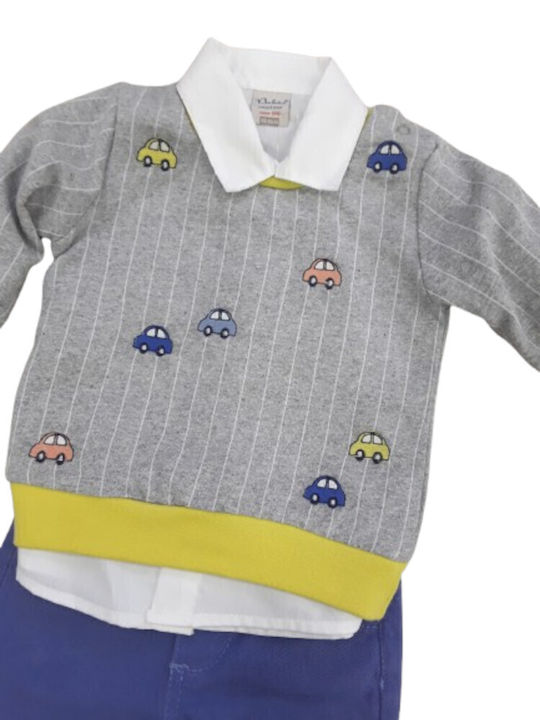 Hashtag Kids Clothing Set with Blue Pants 3 Pieces