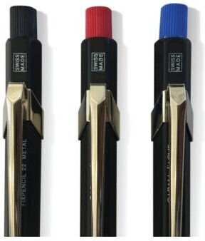 Caran D'ache Creion mecanic 2mm cu Ascutitoare 1buc Roșu