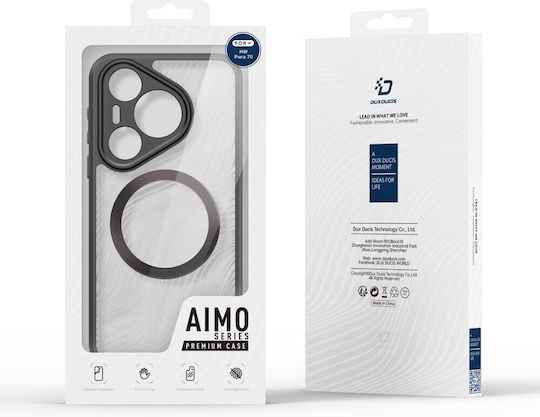 Dux Ducis Aimo MagSafe Back Cover Πλαστικό / Σιλικόνης 1.2mm Μαύρο (Huawei Pura 70 - Huawei)
