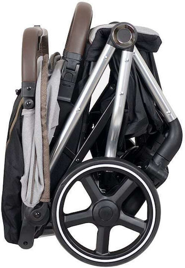 Belletti Twinner Doppelter Kinderwagen Geeignet für Neugeborene Charcoal