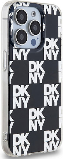 DKNY Pattern Back Cover Plastic Negru (iPhone 15 Pro Max)