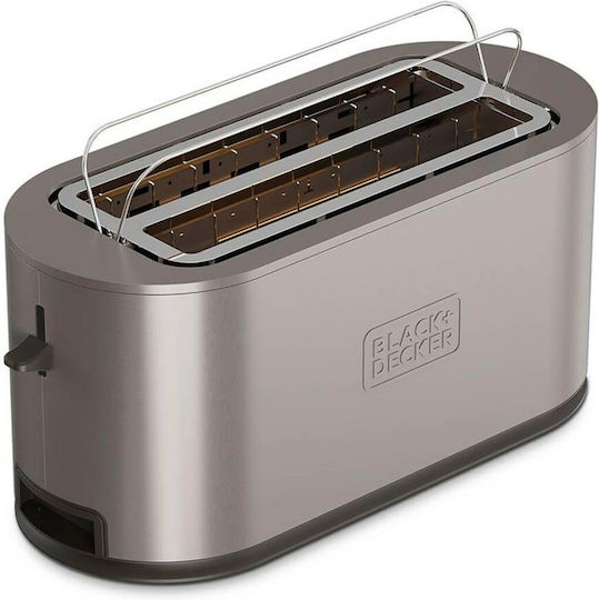 Black & Decker Toaster 2 Slots 1500W Black