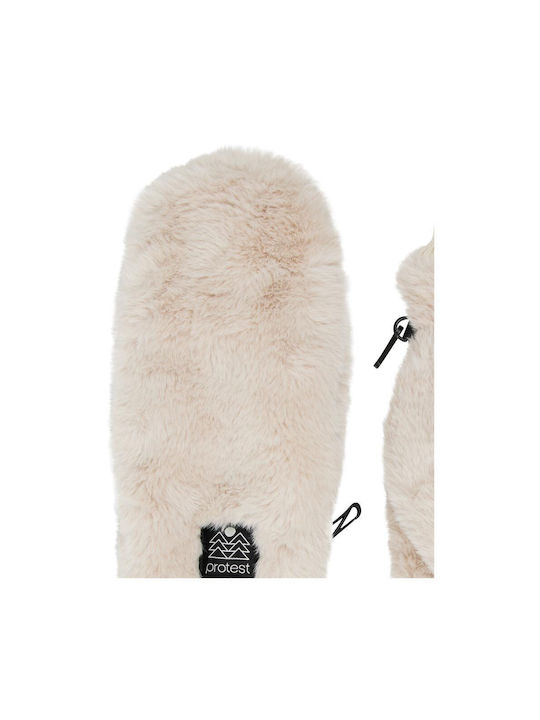 Protest Mittens Γυναικεία Γάντια Σκι & Snowboard Μπεζ
