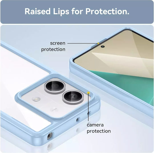 Hurtel Outer Space Back Cover Σιλικόνης / Πλαστικό με Λουράκι Μπλε (Redmi Note 13 Pro 4G / Poco M6 Pro 4G)