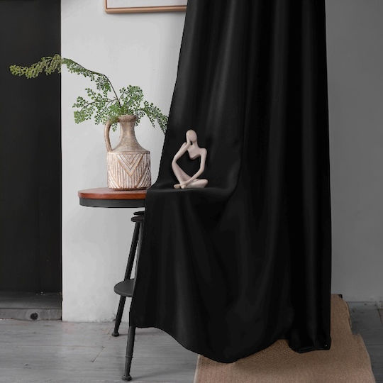 SpitiBazaar Прозорец с Плик с Писалка Черен 270x280см