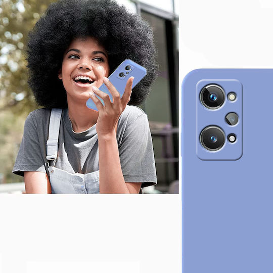 Forcell Lite Umschlag Rückseite Silikon Lila (Realme GT Neo 2 / Realme GT Neo 3T 5G)