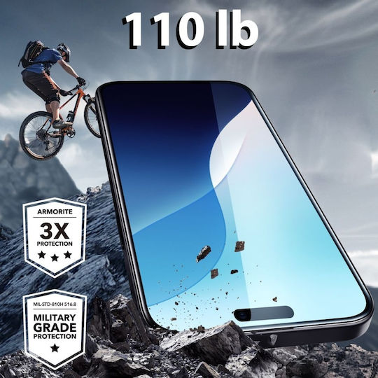 ESR Armorite Tempered Glass Black (iPhone 16)