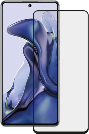 Techwave 5D Full Face Tempered Glass Μαύρο (Redmi Note 12 4G)
