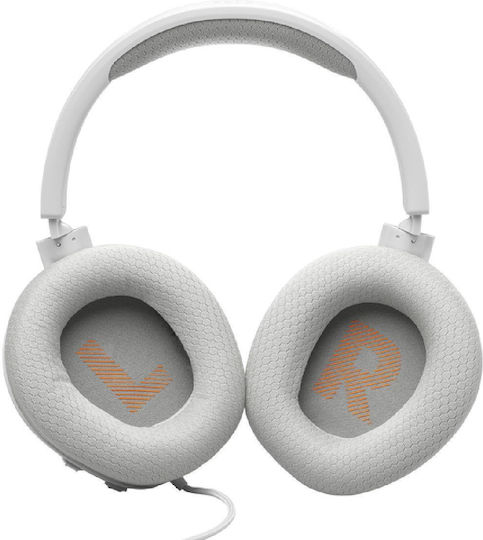 JBL Quantum 100M2 Over Ear Gaming Headset with 3.5mm Connectivity White for Nintendo Switch / PC / PS4 / PS5 / XBOX