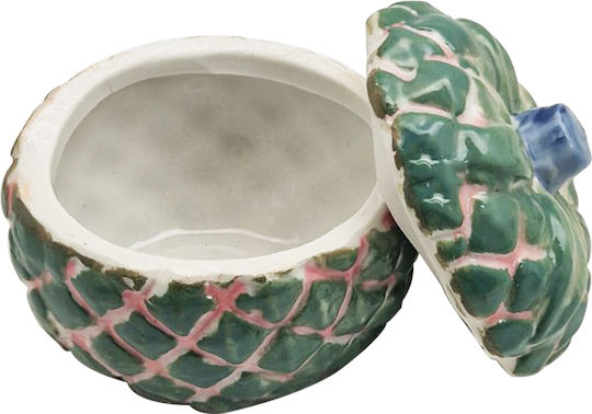 Artekko Vase aus Porzellan Kunka Grün Φ6xΥ7cm