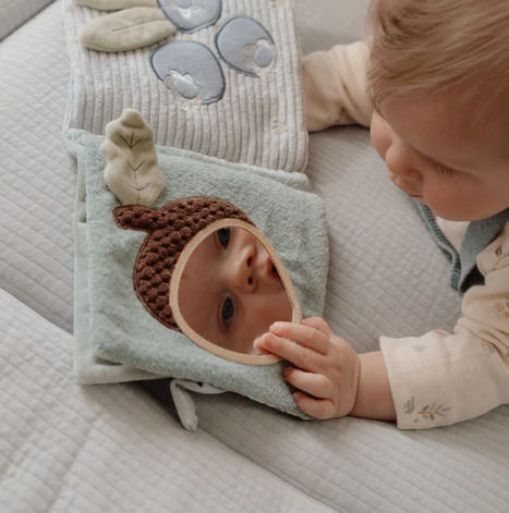 Little Dutch Activity Book Forest Friends made of Fabric with Sounds for 0++ Months