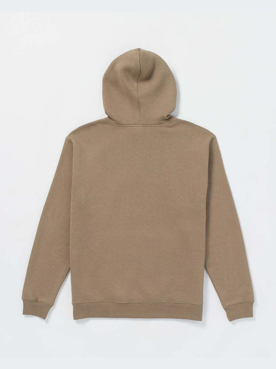 Volcom Sweatshirt Fleece with Hood Teak