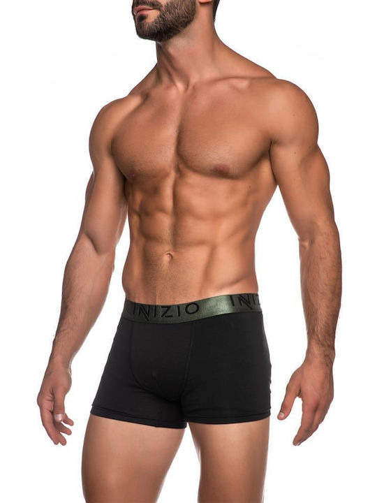 Inizio Men's Boxer Black/Khaki