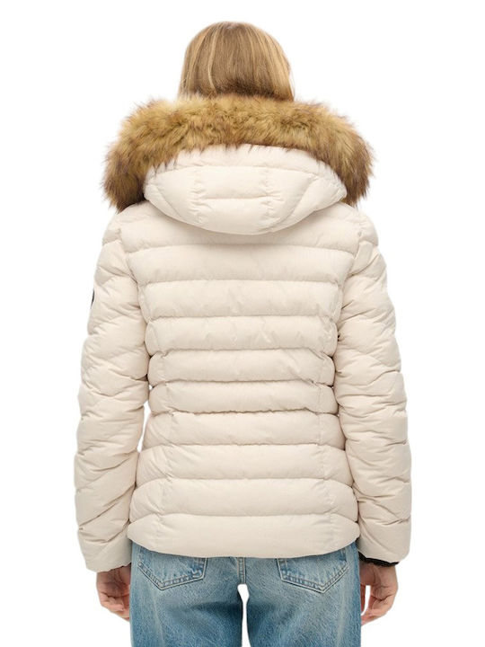 Superdry Μπουφάν Puffer Cream