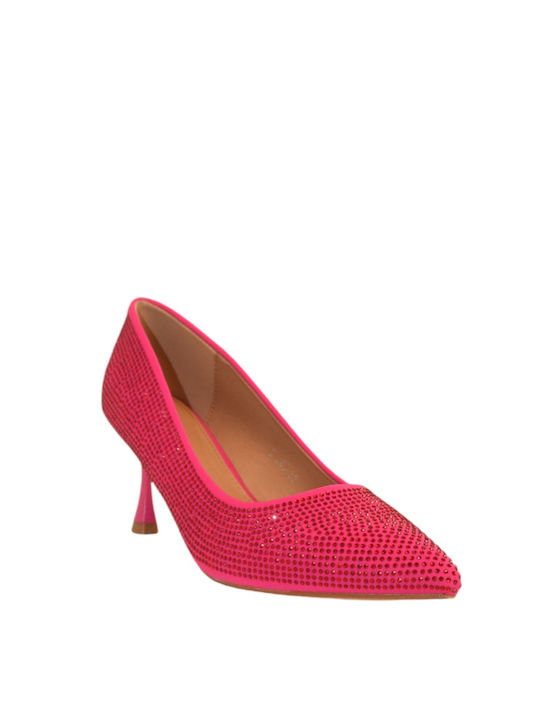 Morena Spain Pointed Toe Fuchsia Medium Heels