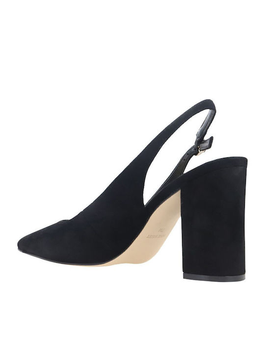 Gompell Suede Γόβες Μαύρες