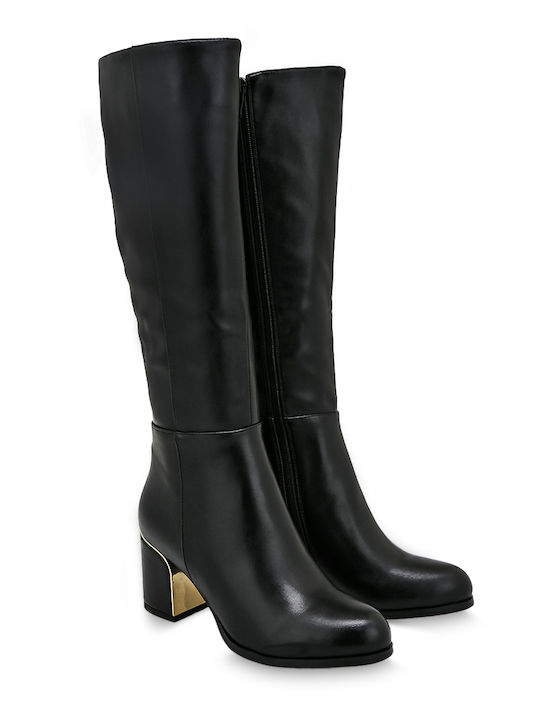 Seven Women's Boots with Medium Heel Black