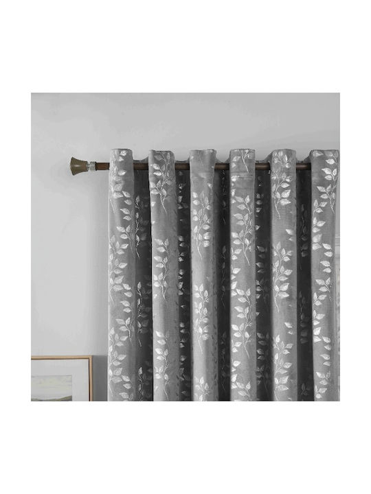 SpitiBazaar Perdea Cu Capse Gri 260x275cm