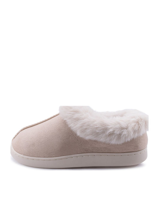Winter Women's Slippers Beige