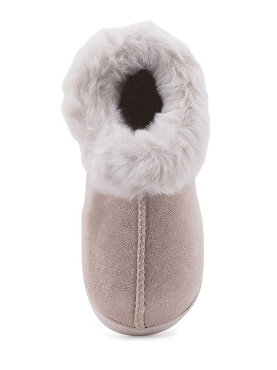 Winter Women's Slippers Beige