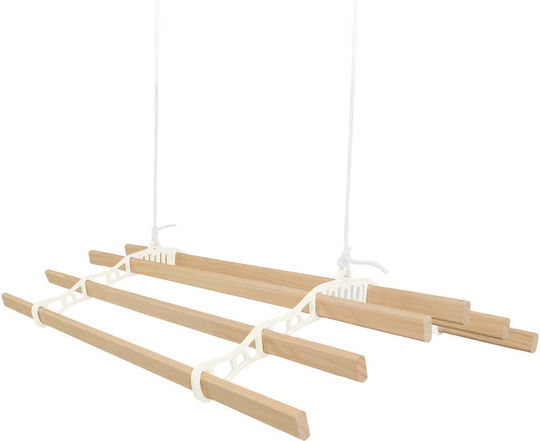 Clothing Airer Ceiling Pulley Ivory 1.5m Clothing Airer Ceiling Pulley Ivory 1.5m