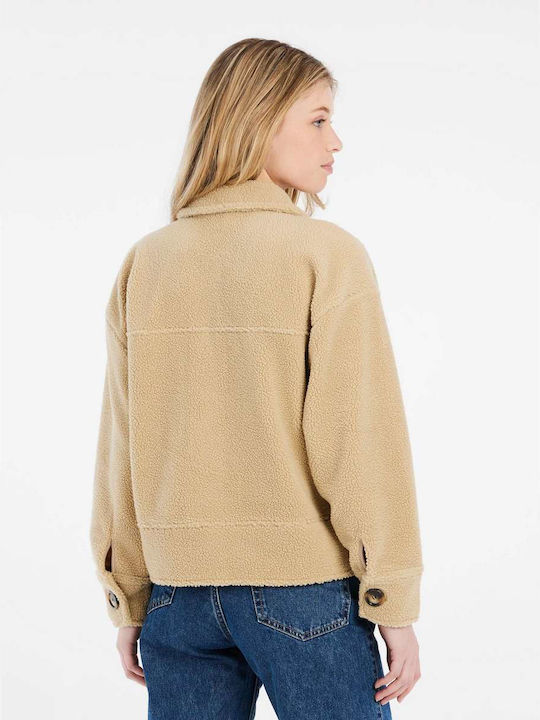 Protest Women's Cardigan Bamboo Beige