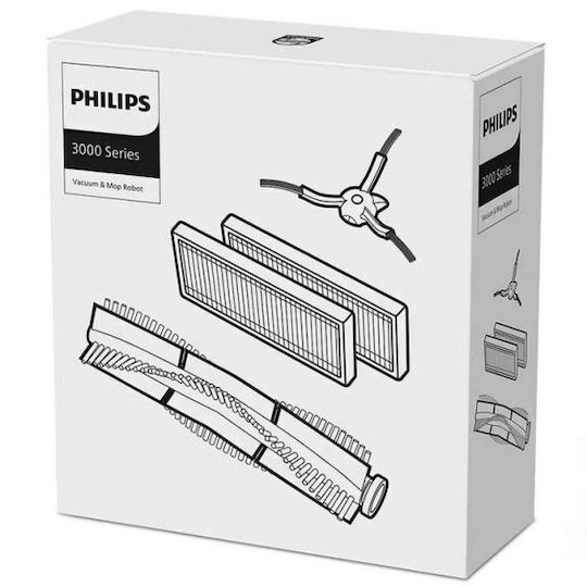 Σετ Ανταλλακτικών 4 τμχ για Σκούπα Ρομπότ Philips