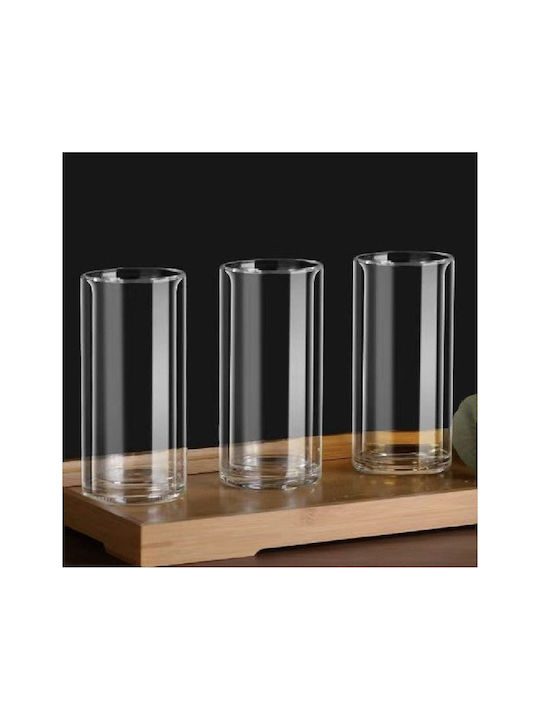 Set 6 Double-walled Glasses Quasar Co. Heat-resistant Glass Transparent 350 Ml