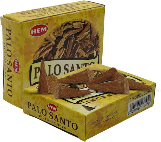 Αρωματικοί Κώνοι Πάλο Σάντο Hem Palo Santo Dhoop Cones 10τμχ