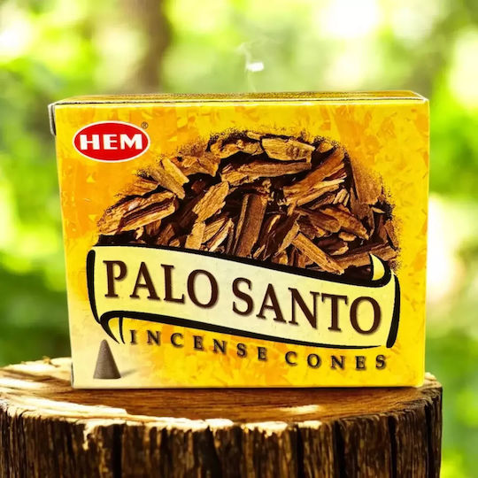 Αρωματικοί Κώνοι Πάλο Σάντο Hem Palo Santo Dhoop Cones 10τμχ