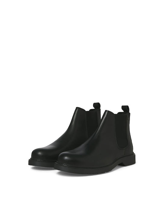 Leather Chelsea Boots Black / Anthracite