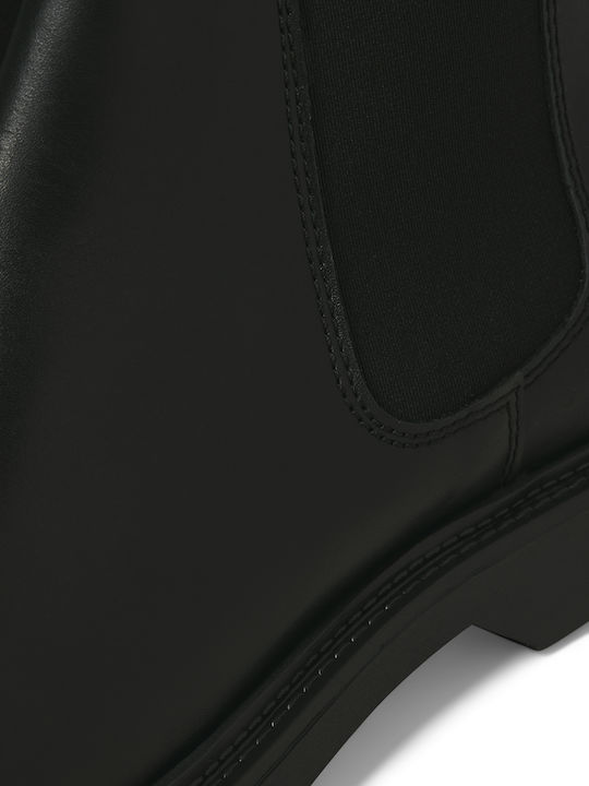 Leather Chelsea Boots Black / Anthracite