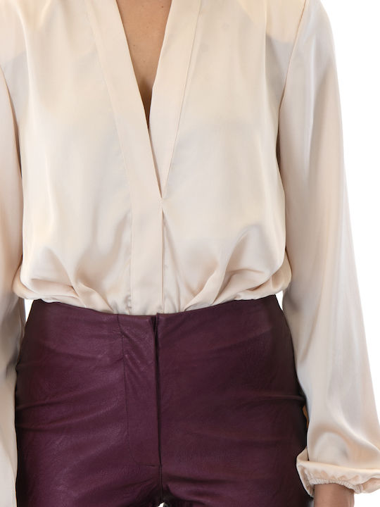 Long Sleeve Bodysuit Nude