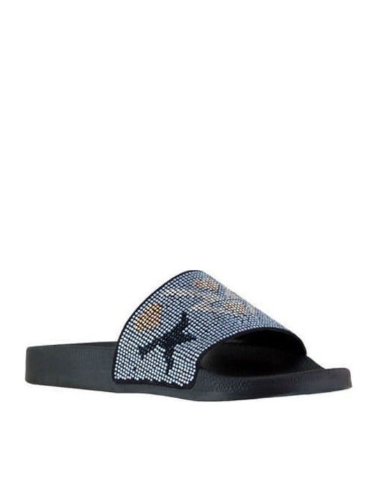 Irllylikeu2 Flache Sandalen für Damen in Blau Farbe