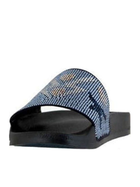 Irllylikeu2 Flache Sandalen für Damen in Blau Farbe