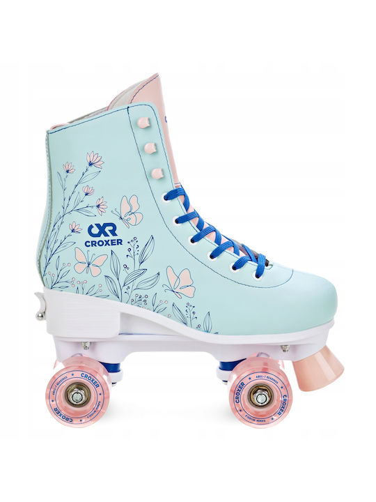 Adjustable Croxer Amara Rollers Led Wheels Turquoise Pink Size L 39-42