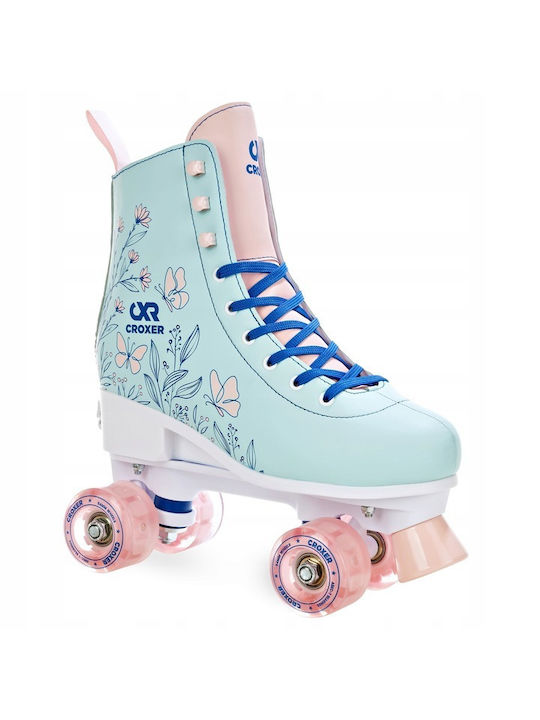 Adjustable Croxer Amara Rollers Led Wheels Turquoise Pink Size L 39-42